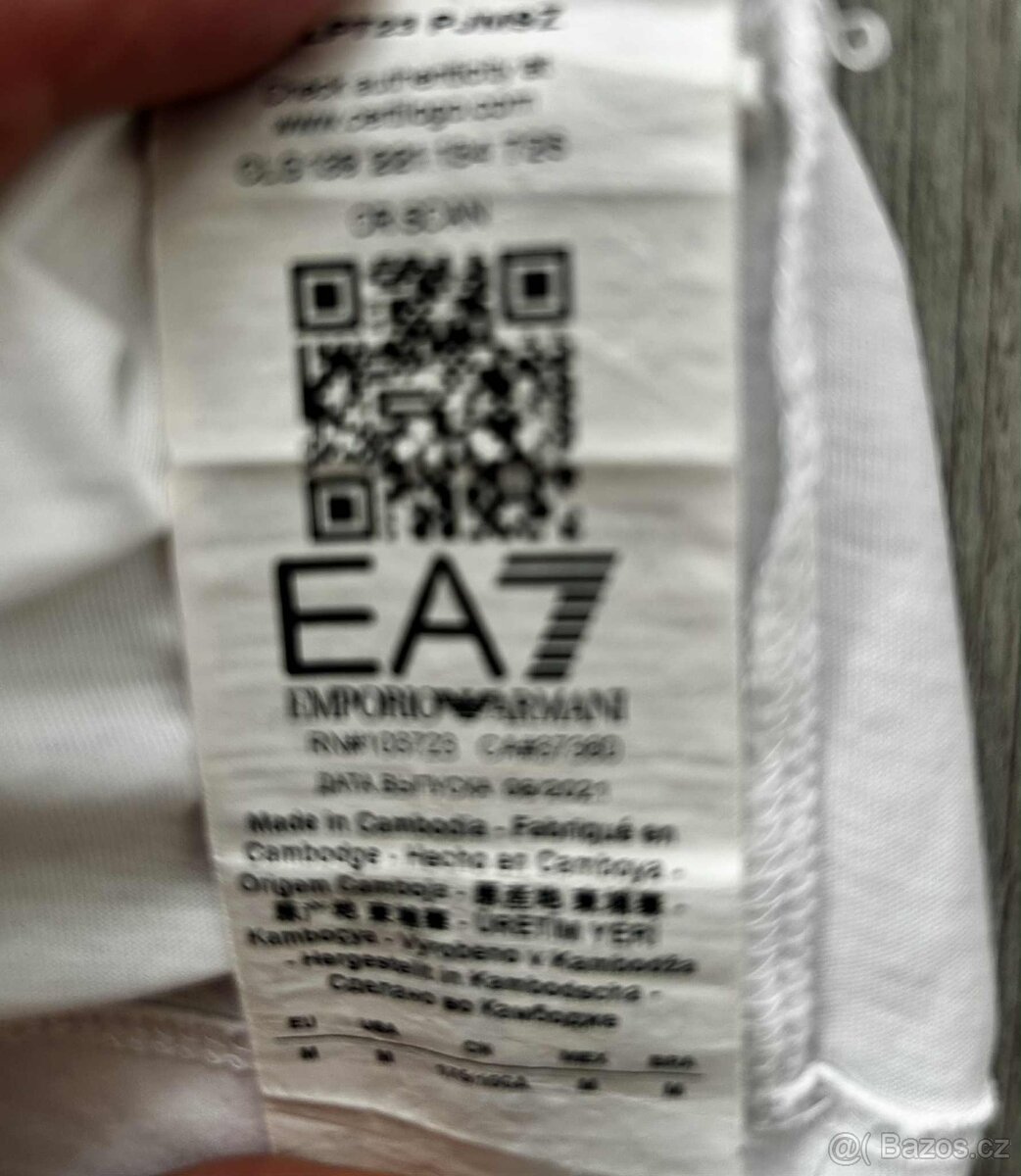 Prodám tričko EA7 Emporio Armani vel.M - 5