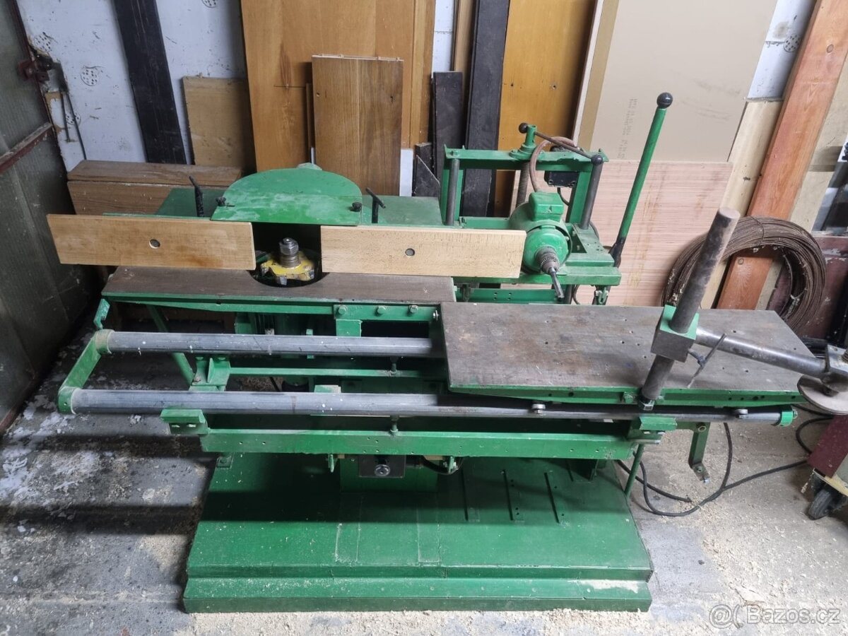 Kombinovaný stroj Dlabačka + Spodní frézka - 5