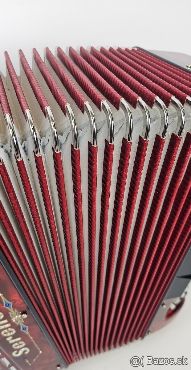 taliansky akordeon harmonika Serenellini 96 bas, 4 hlas - 5