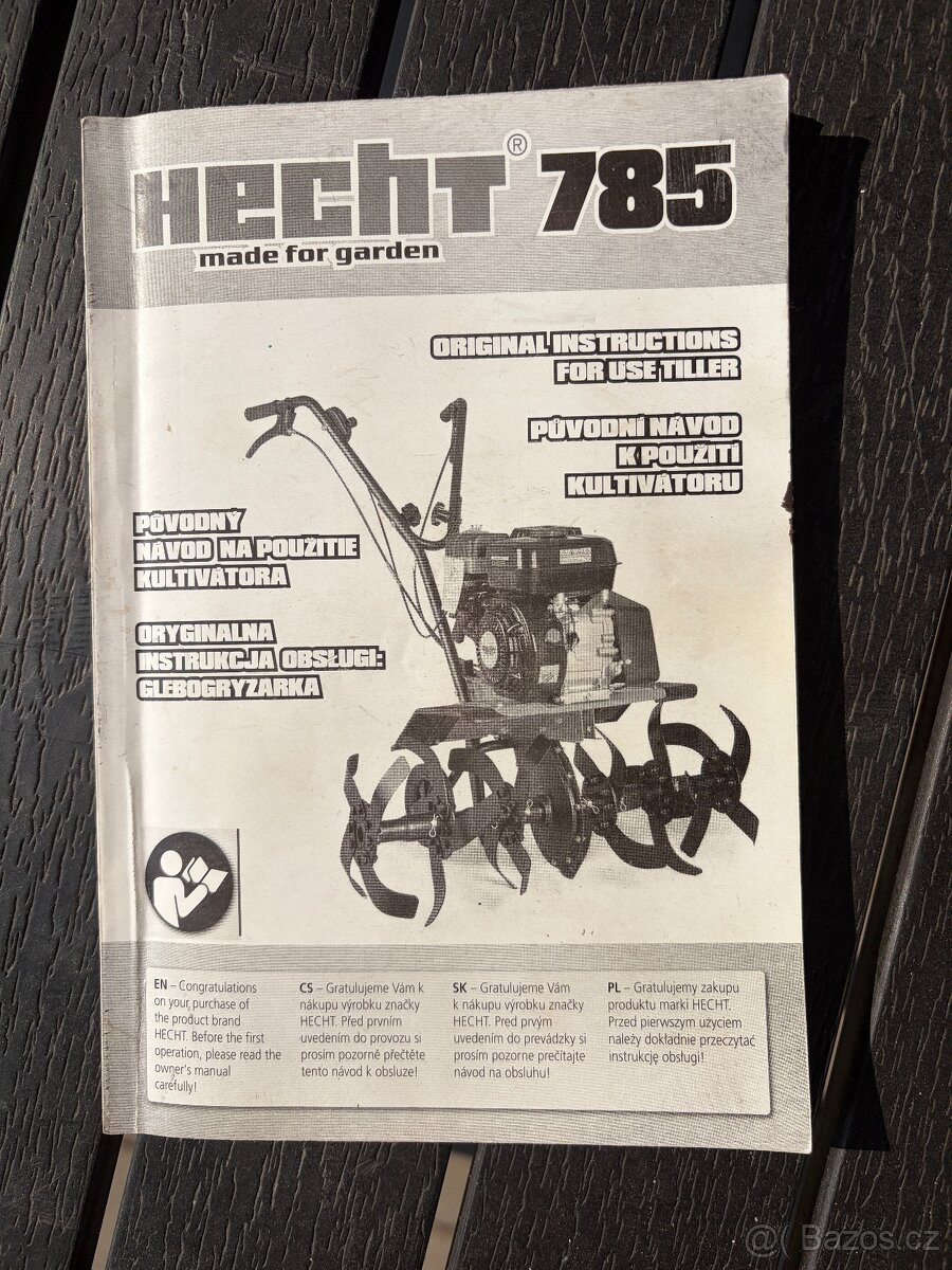 Kultivátor Hecht 785 s příslušenstvím - 5