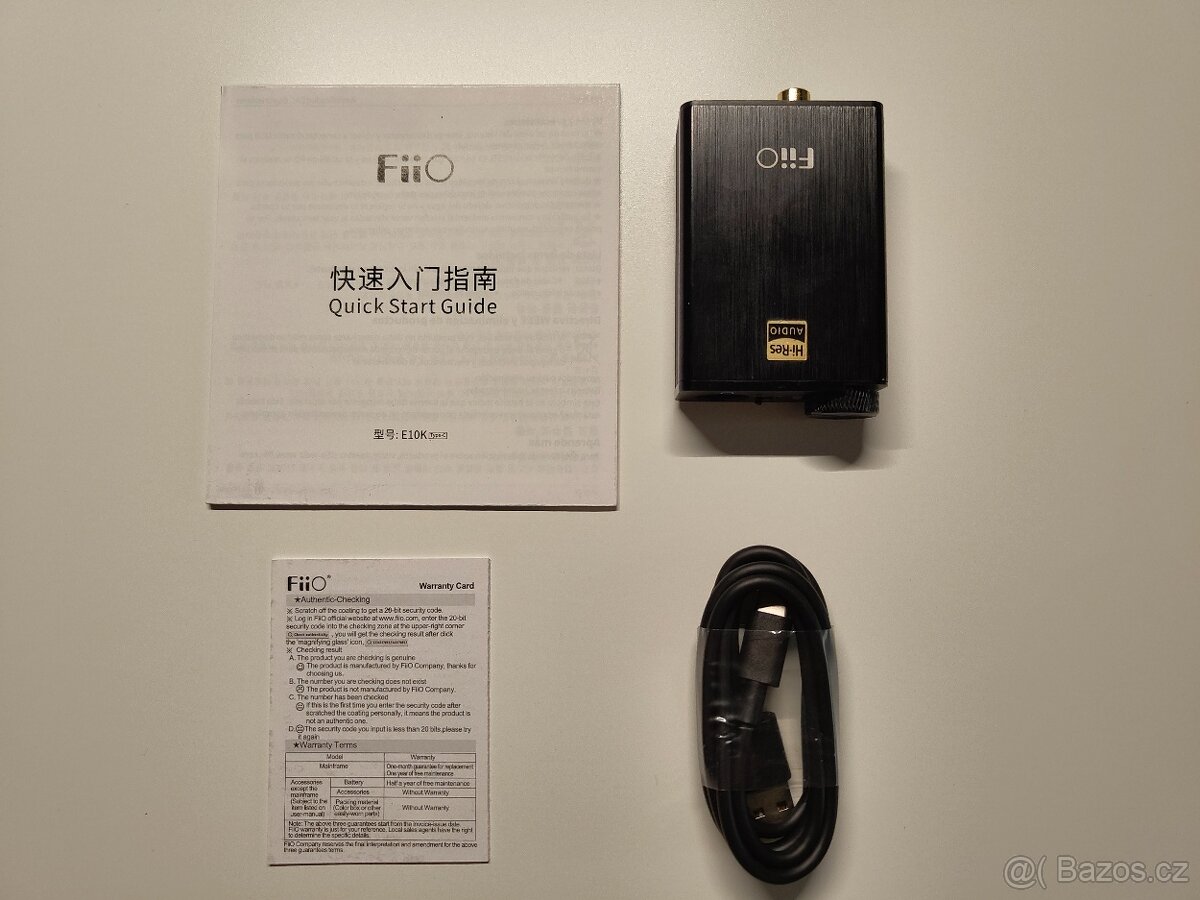 Sluchátkový zesilovač FiiO Olympus 2 - E10K (usb c verze) - 5