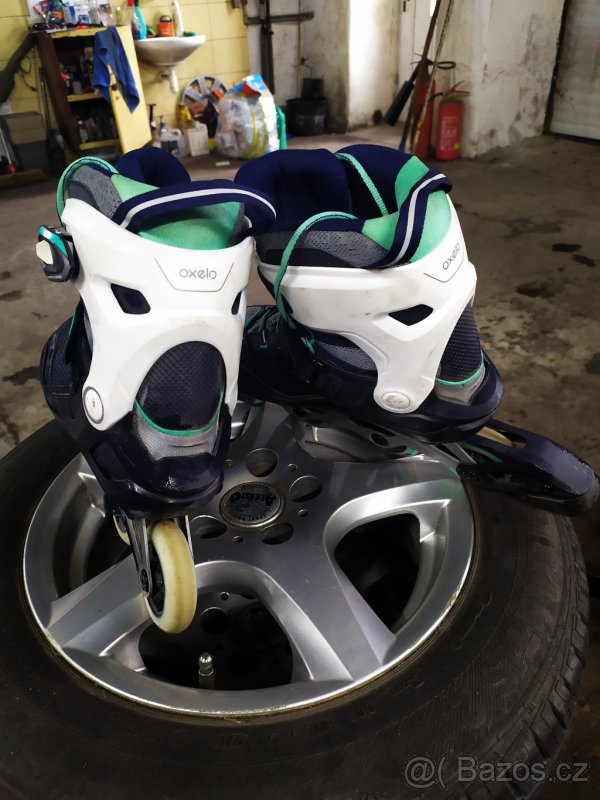 Kolečkové brusle vel.38 hezké pánské, dámské - 5