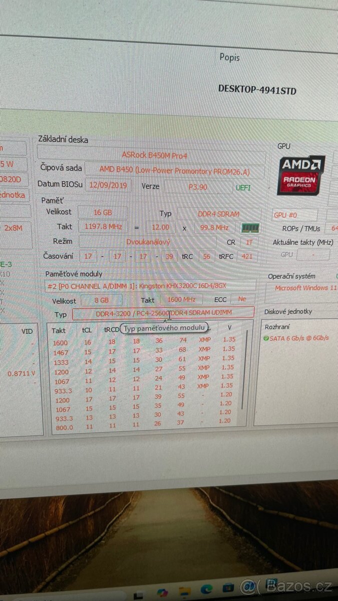 Herní/Pracovní PC – Ryzen 7, W5700, Win 11 Pro - 5