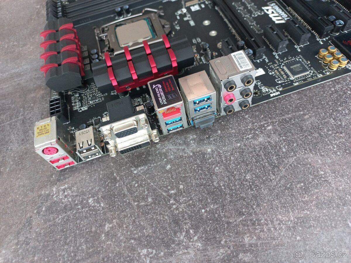 MSI Z97 Gaming 5, Intel Core i5 4690k, Kingston 24 GB - 5