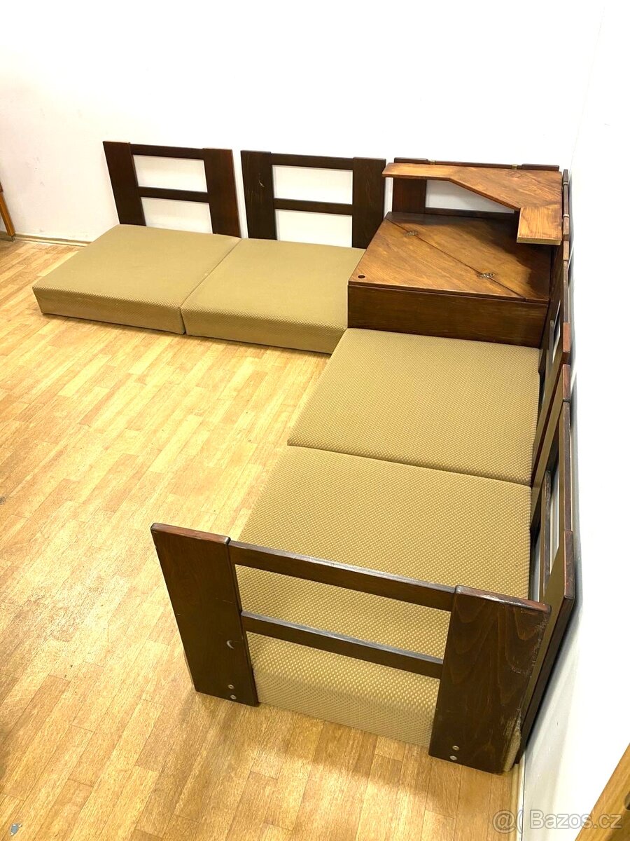 Retro pohovka Dřevotvar 60. léta - 5
