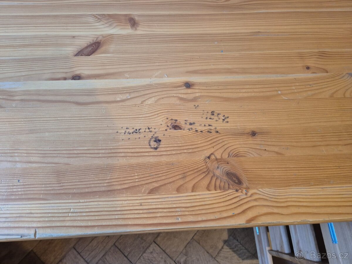 Psací stůl dřevěný - 5
