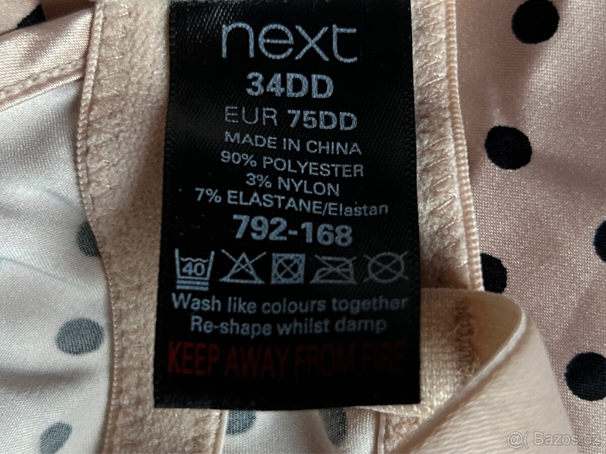 Podprsenka noční košilka NEXT, 34 DD - 5