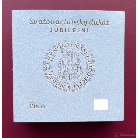 ZLATÝ ČÍSLOVANÝ JUBILEJNÍ SVATOVÁCLAVSKÝ DUKÁT 2018 - 500 ks - 5