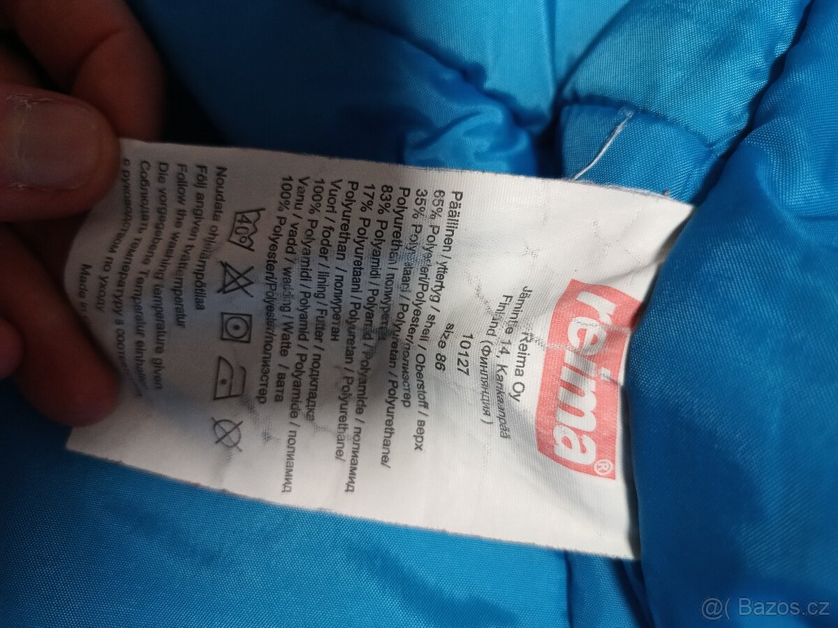 Zimní kombinéza Reima vel. 86 - 5