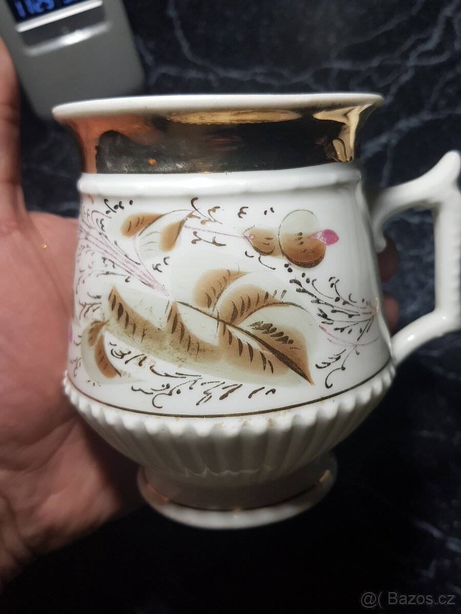 Starožitné párové hrnky. - 5