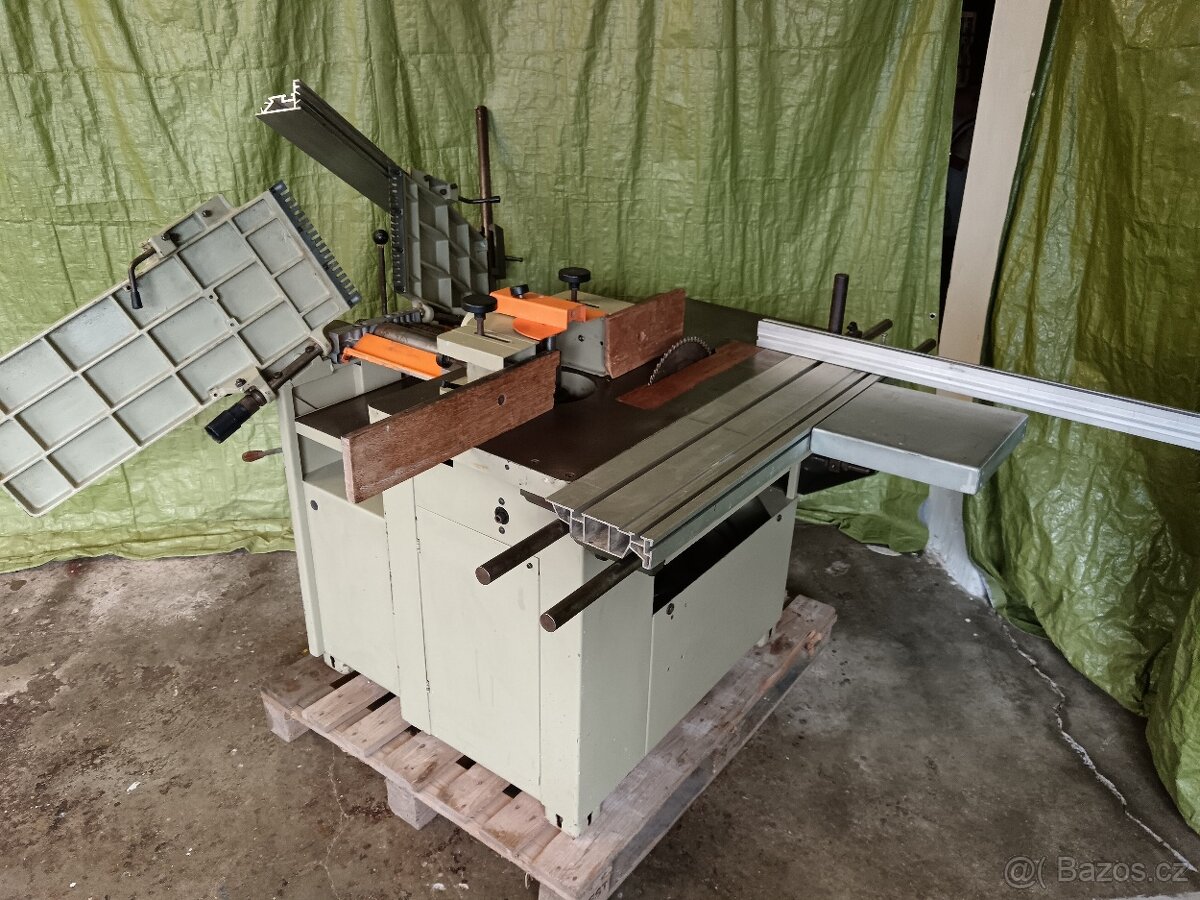 Kombinovaný 5operační stroj, pila, hoblovka, frézka,dlabačka - 5