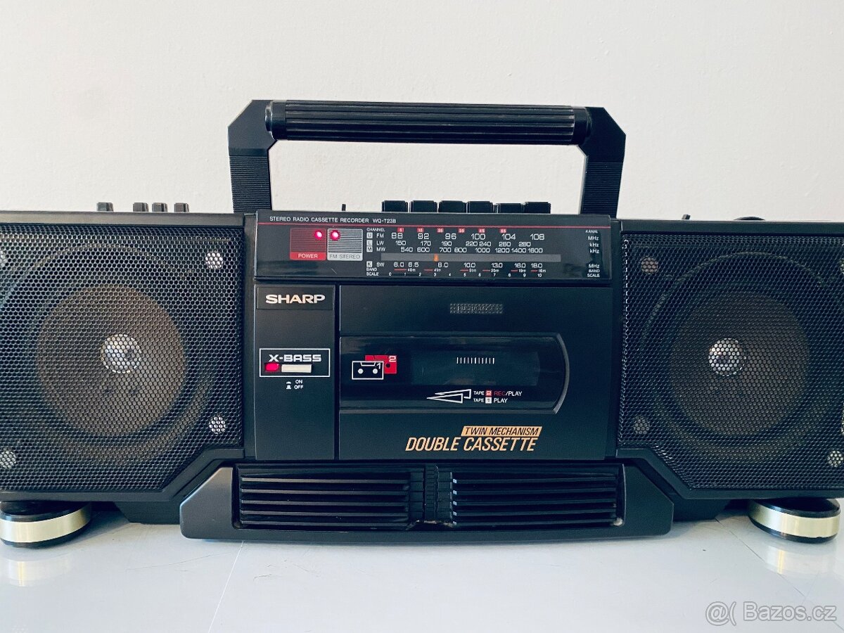 Radiomagnetofon Sharp WQ T238H, rok 1988 - 5