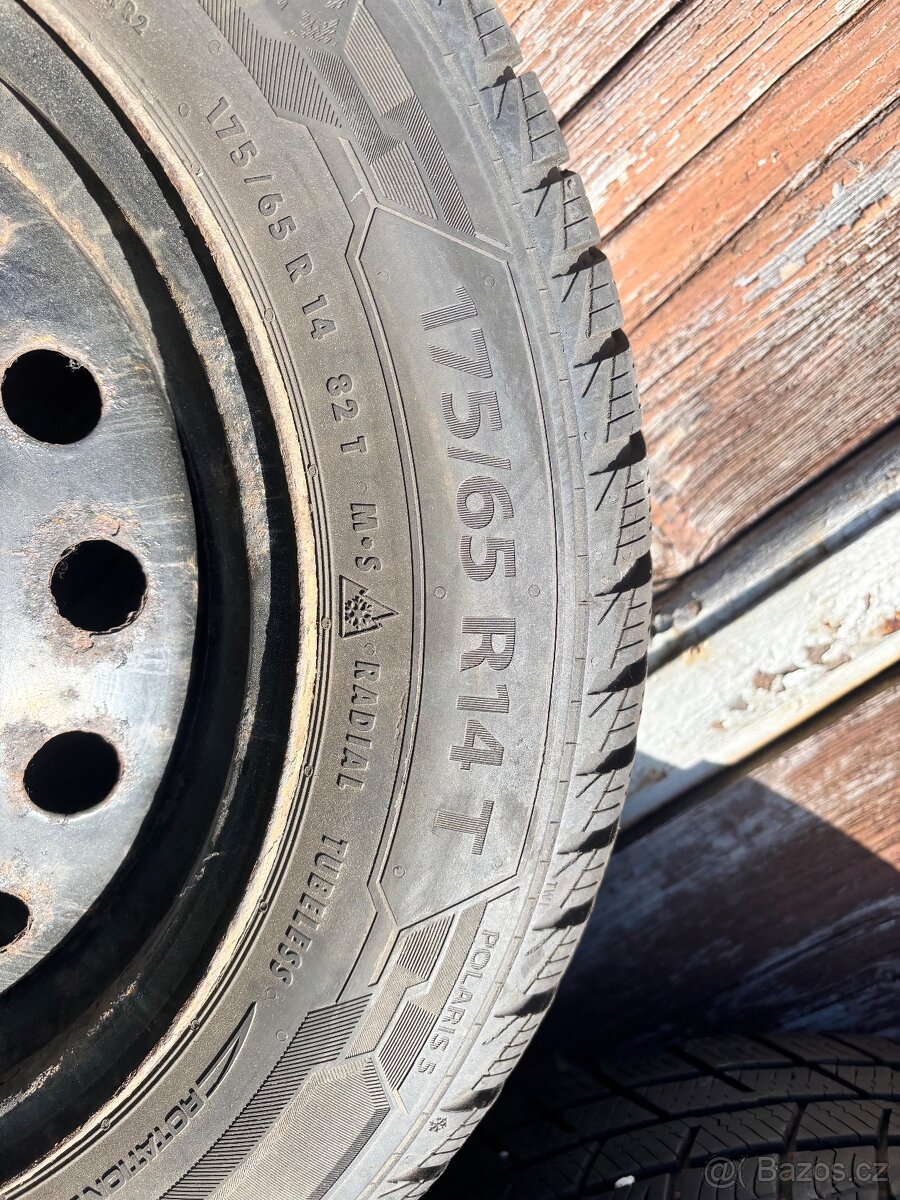 4x100 r14 175/65/14 zimní kola Barum POLARIS 5 - 5