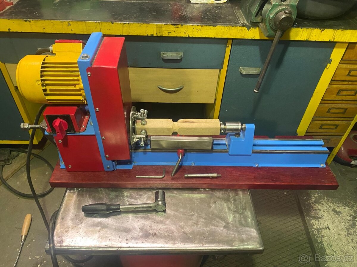 Domácí soustruh na dřevo – 380 V - 5