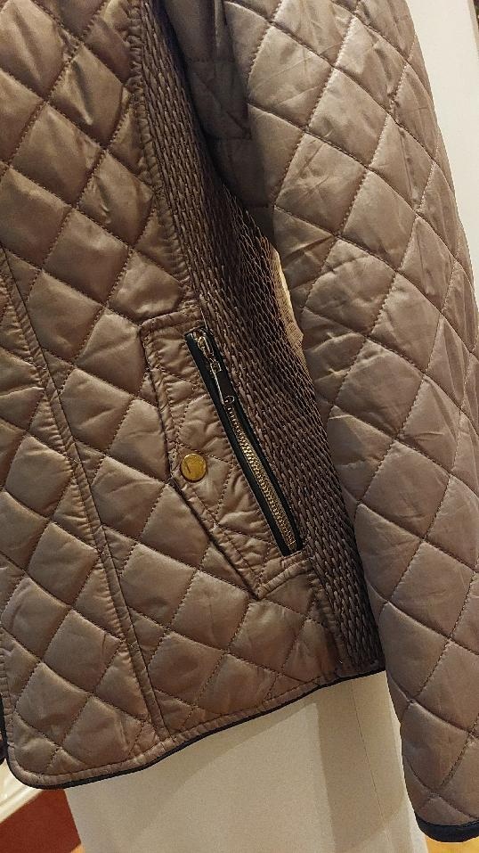 Prošívaná přechodová bunda se stojáčkem čokoládová - 5