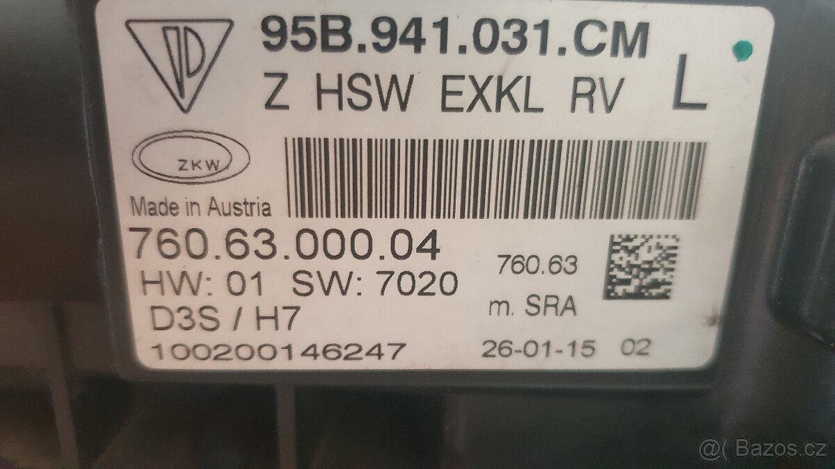 PŘEDNÍ SVĚTLA PORSCHE MACAN 95B - 5