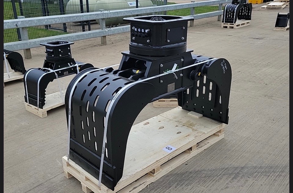 Sortýrovací drapák HG600S s rotátorem pro bagry 7-12t - 5