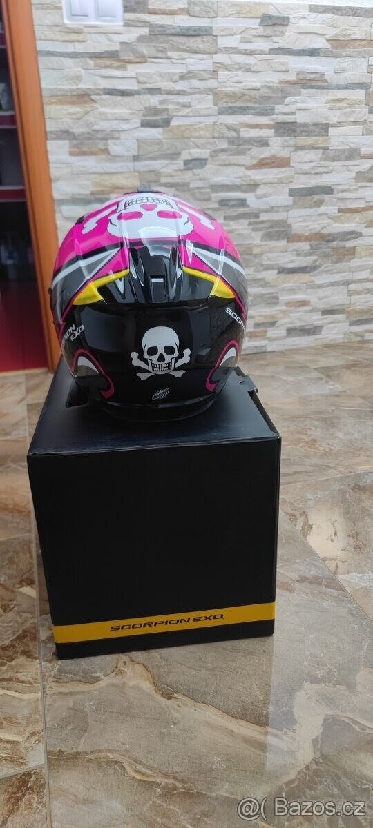 Integ. helma Scorpion EXO 491 Pirate vel. M - 5