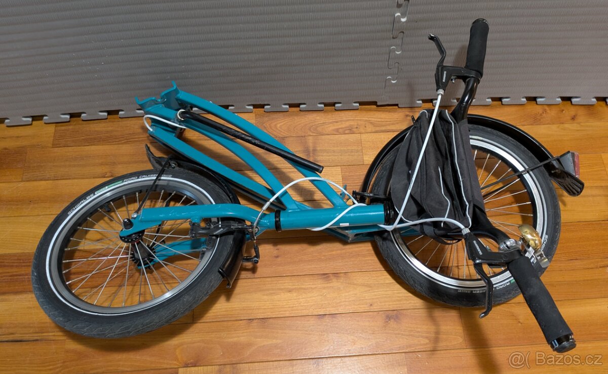 MIBO Mastr skládací koloběžka ocean blue - 5