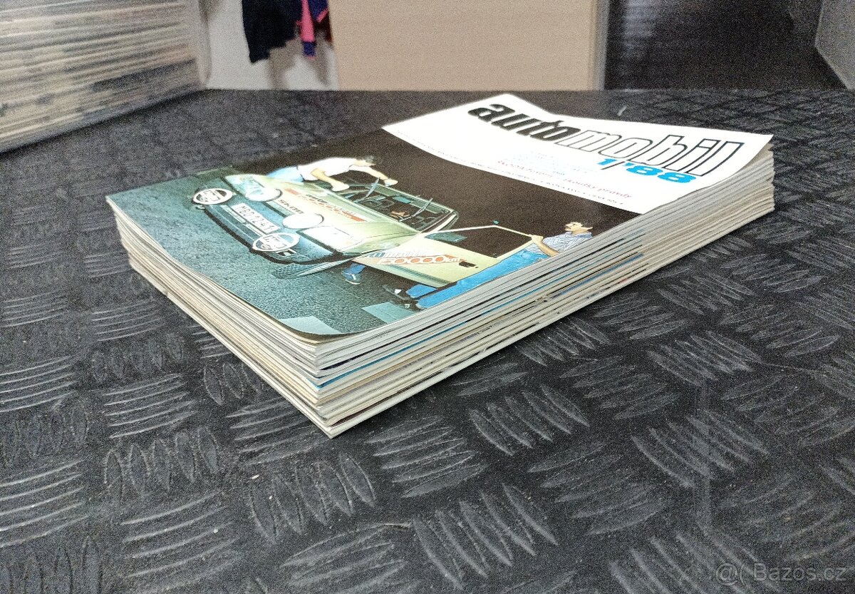 12 x ČASOPIS AUTOMOBIL 1988, LIAZ DAKAR, ŠKODA FAVORIT - 5