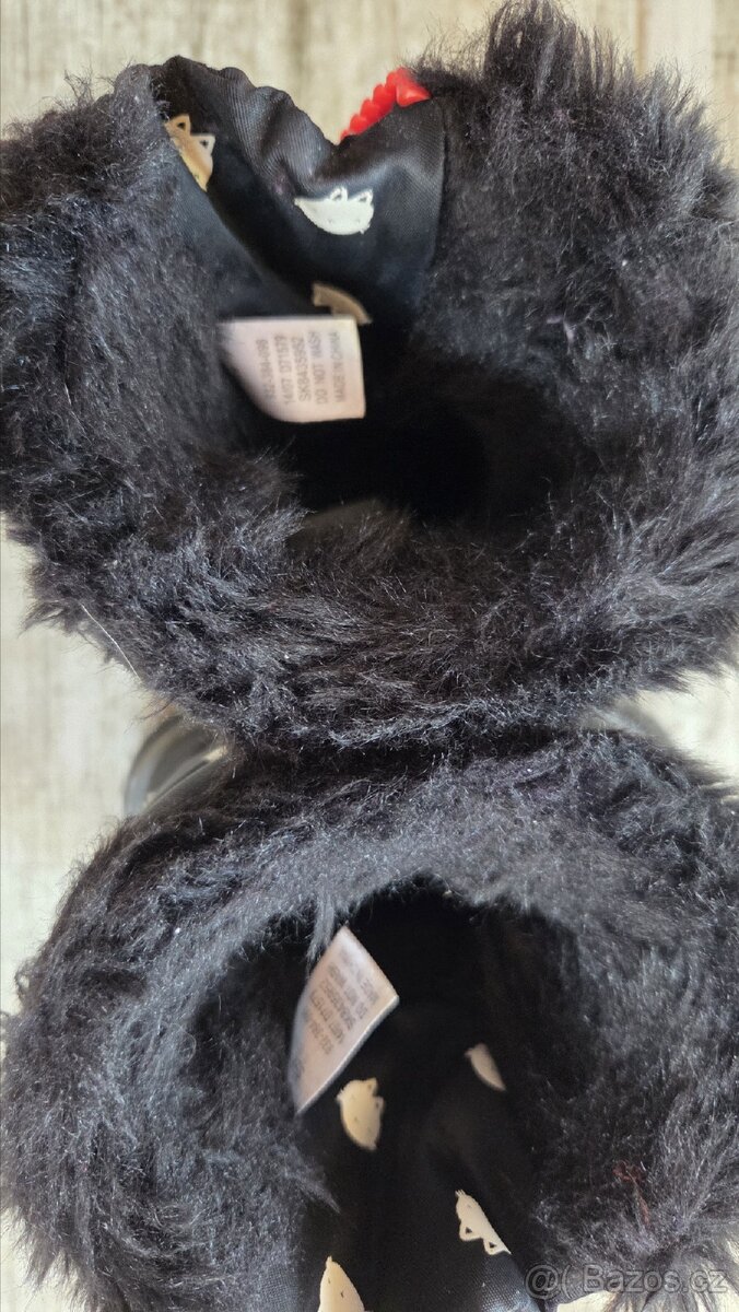 Dětské sněhule s kočičkami - 5