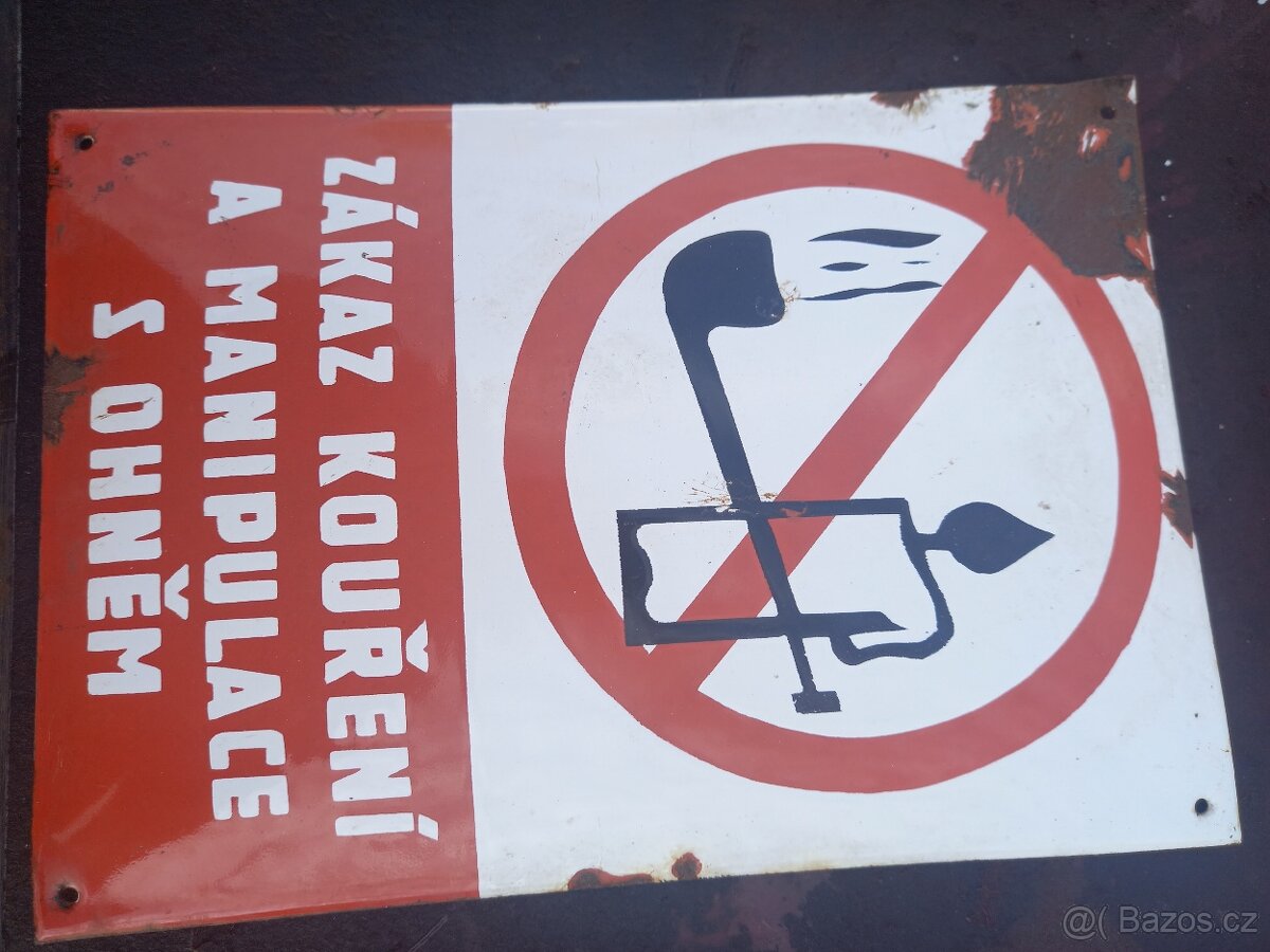 Smaltované cedule - 5