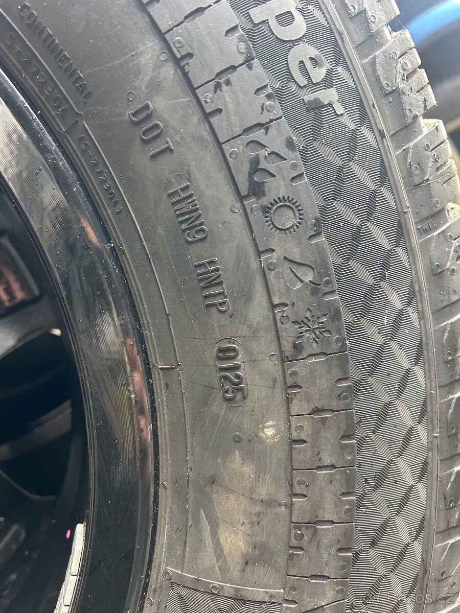 Fiat Ducato alukola Continental 225 75 17 - 5