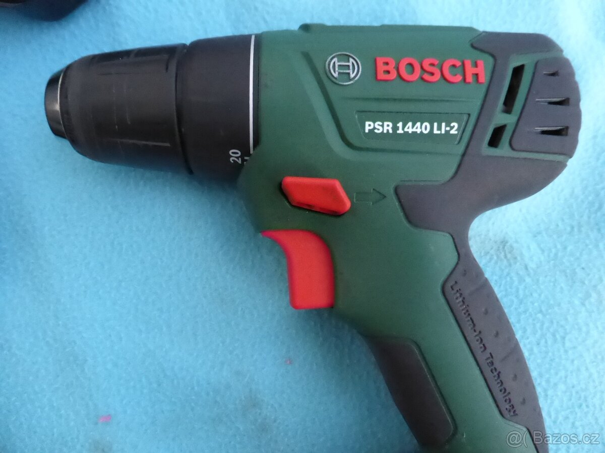 BOSCH PSR 1440 LI-2 akumulátorová vrtačka - 5