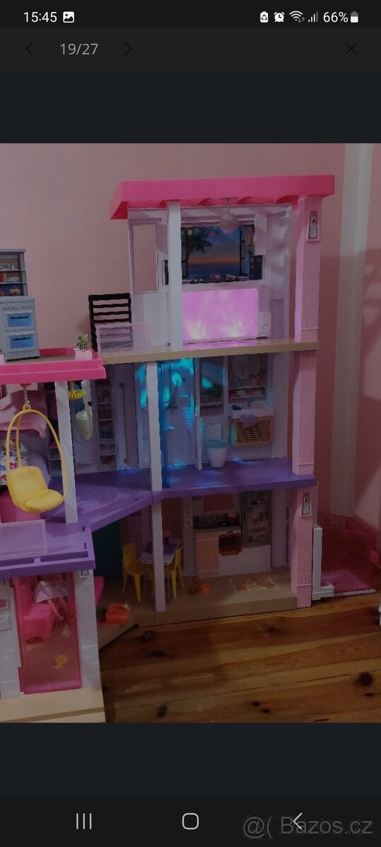 Barbie dům snů, karavan, panenky s doplňky - 5