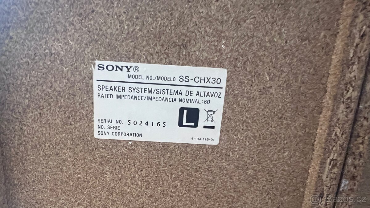 Sony SS-CHX30 - 5