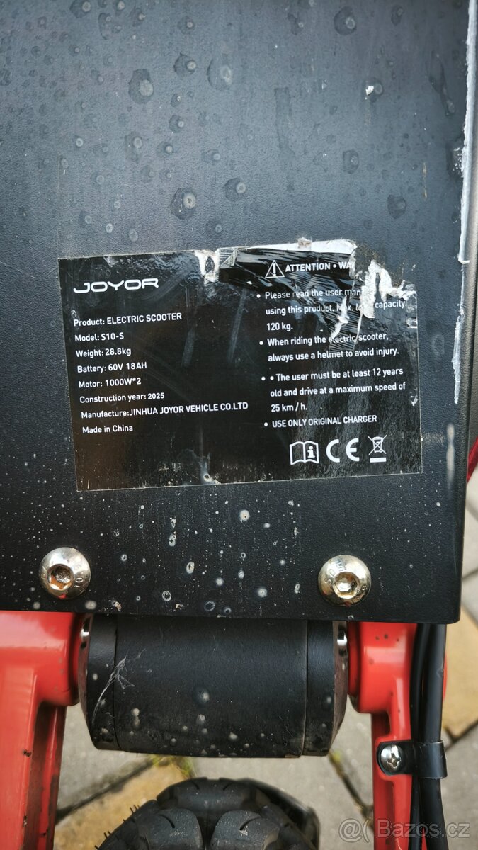 Elektrická koloběžka Joyor S10-S - 5