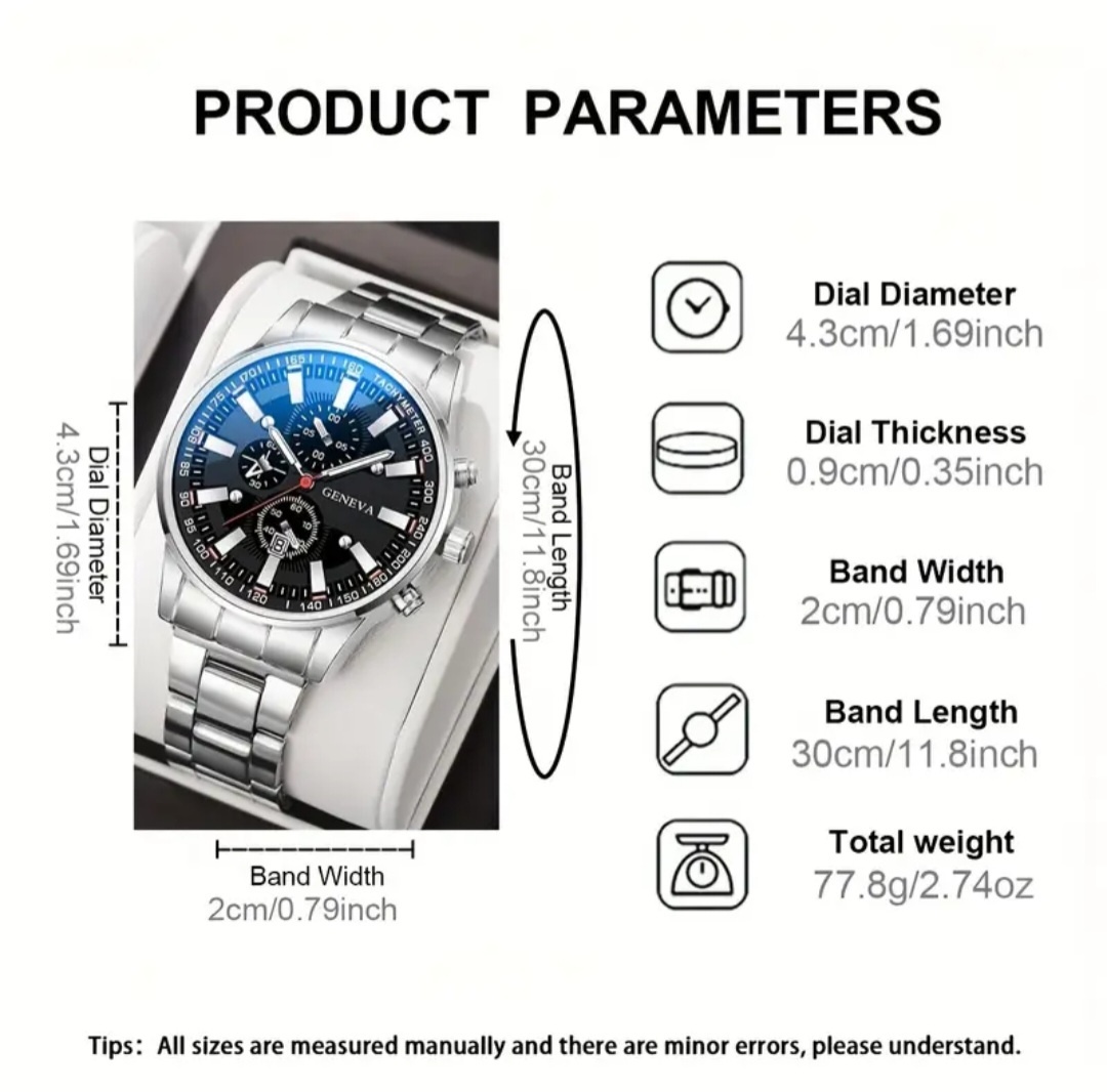 Nové hodinky + dárek kožený náramek č. 120 - 5