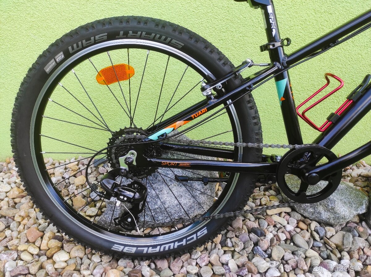 Značkové dětské kolo APACHE TAURI 24" (černá) - 5