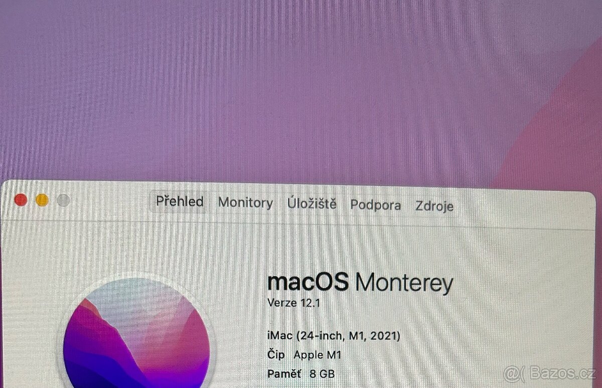 Apple iMac 24" M1 (Fialový) – Stav nového, vč. krabice - 5