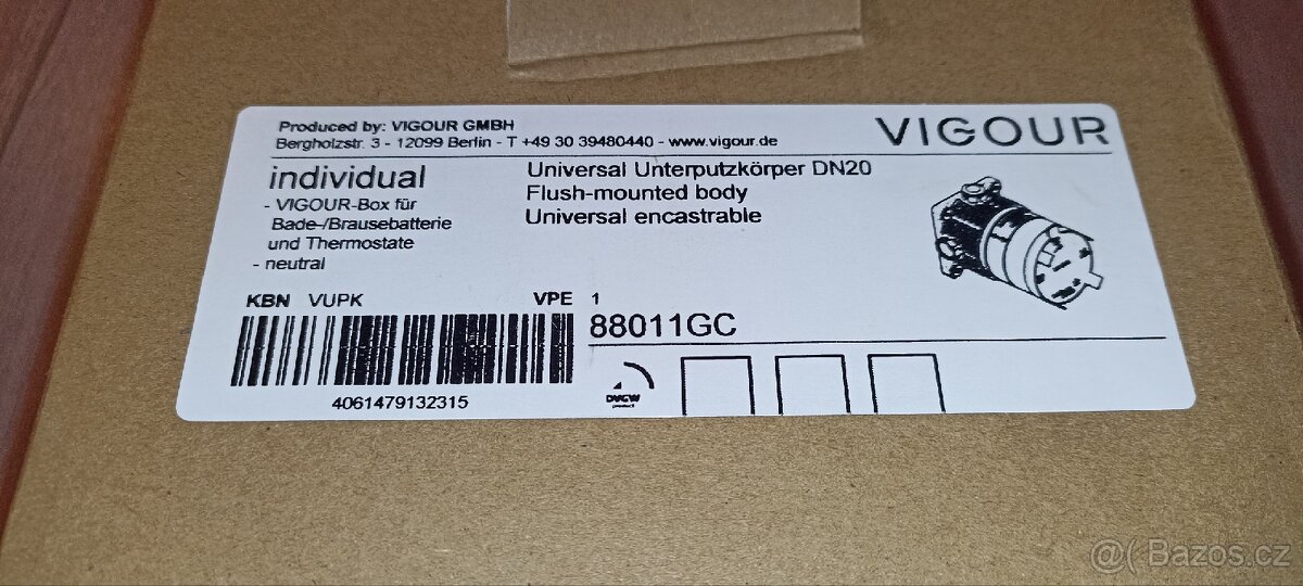 Podomítkové těleso Vigour - nové - 5