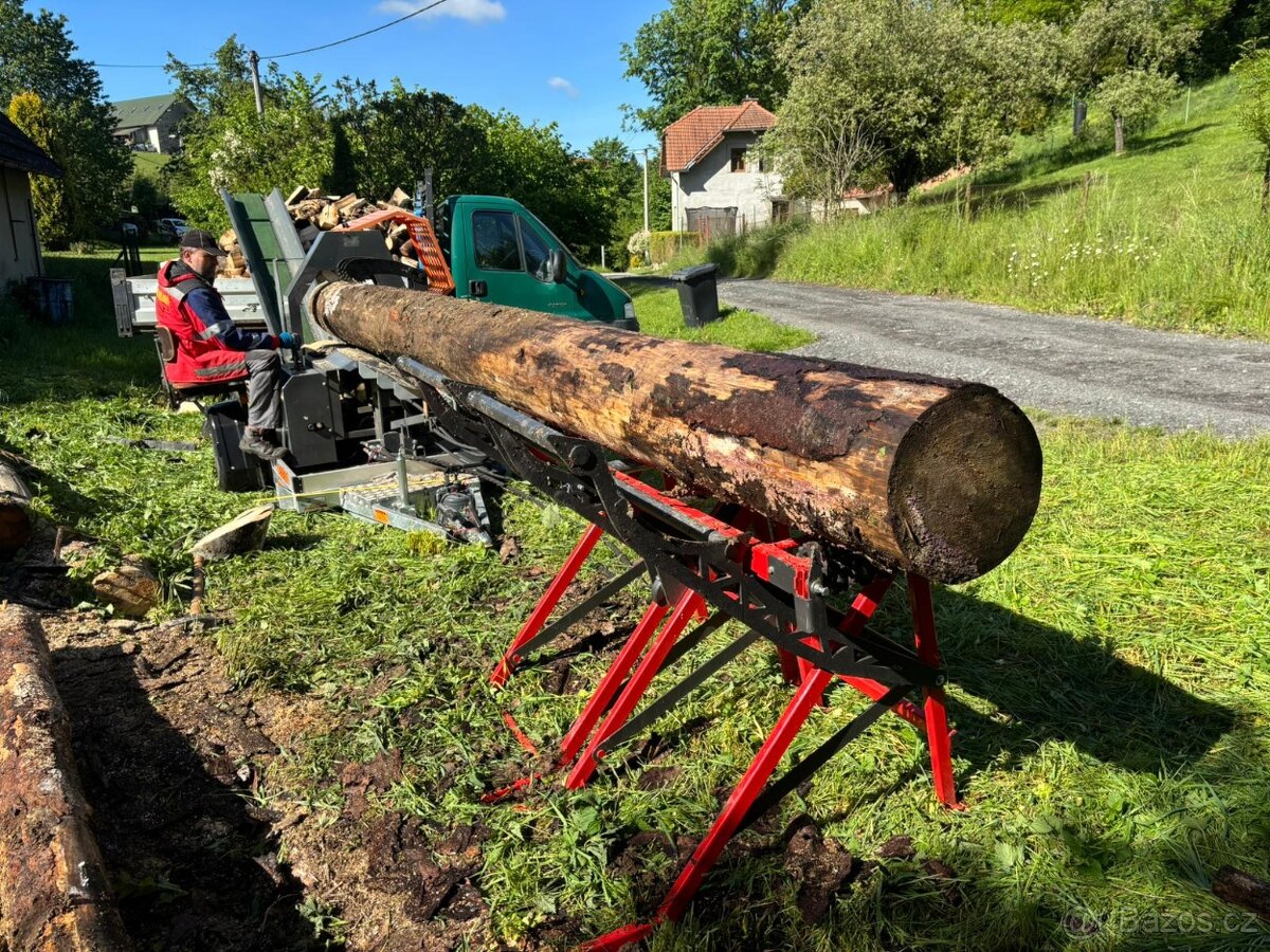 Zpracování palivového dřeva Štípání dřeva - 5