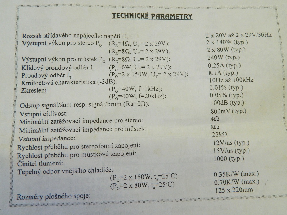 Rozestavěný, stereo zesilovač - 5