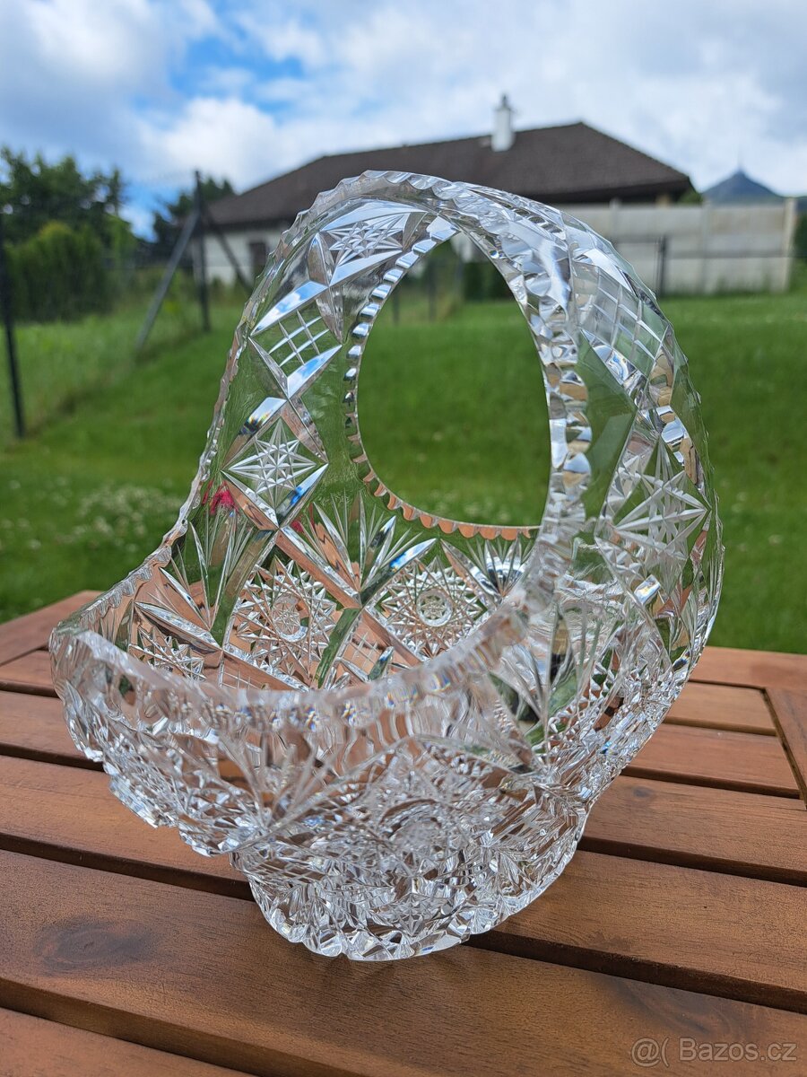 Košík broušený - 5