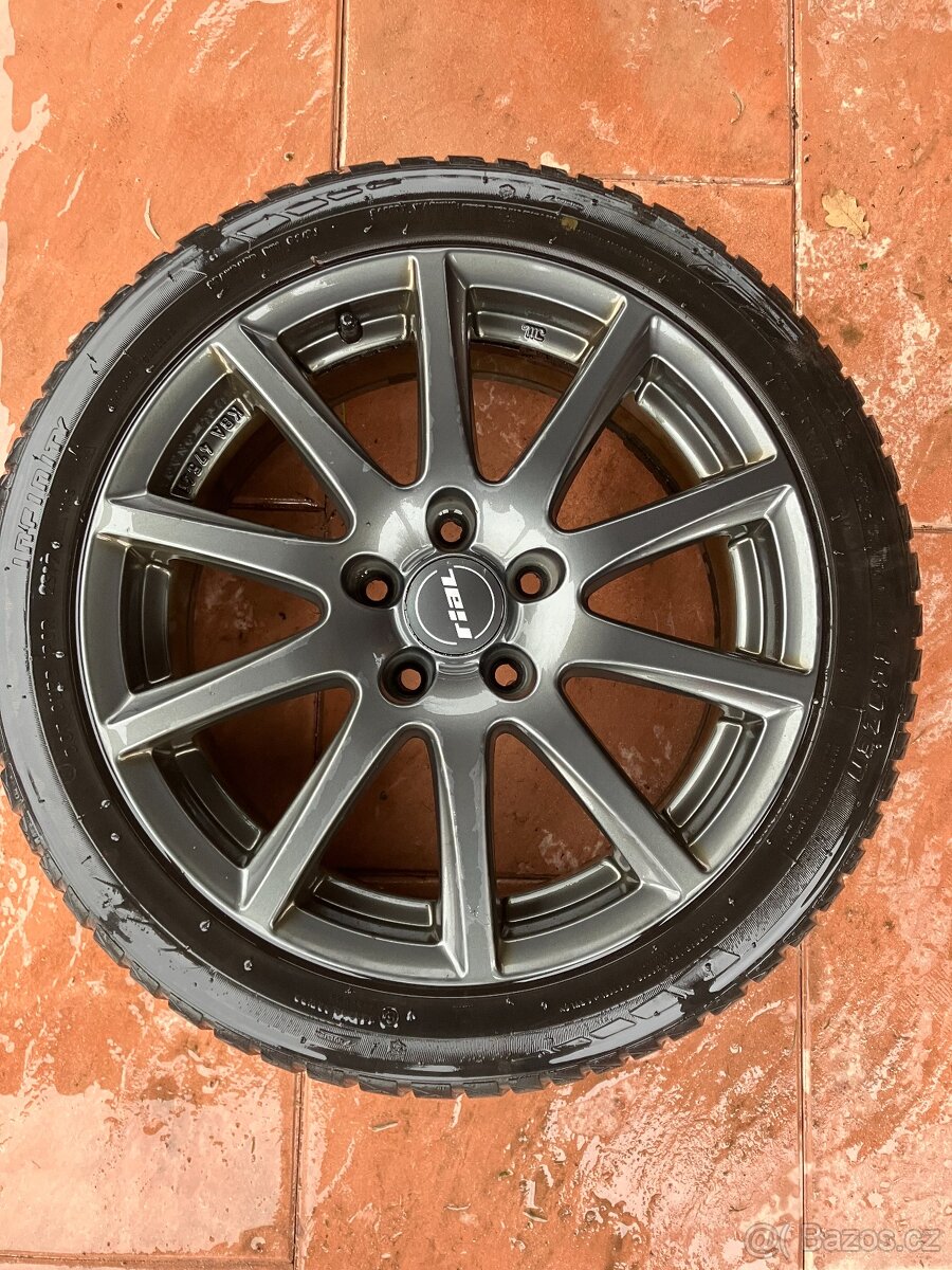 Rial 7Jx17 H2 ET47- zimní pneu Infinity 205/50 R17 - 5