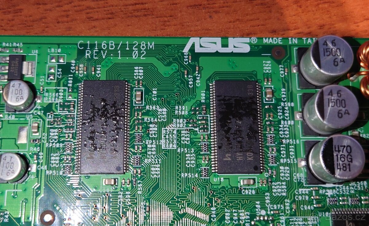 retro Geforce FX 5200 AGP Asus V9520/TD/P/128M NoCooler - 5