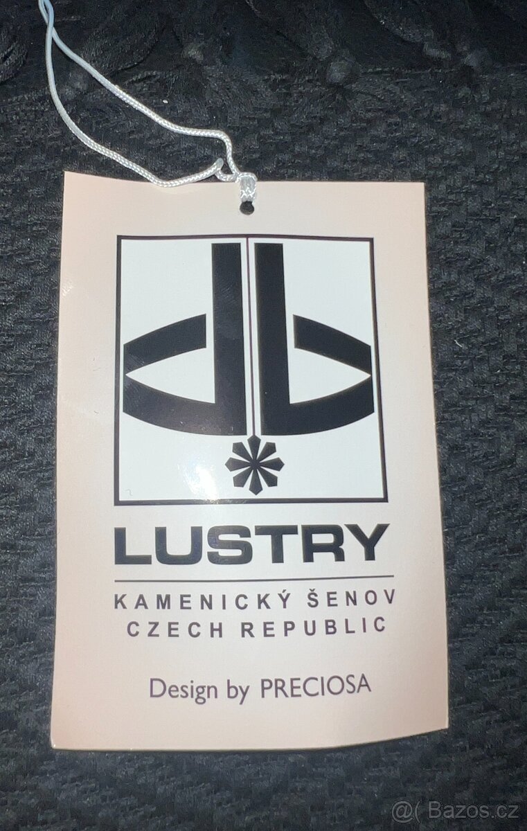 KŘÍŠTÁLOVÝ LUSTR - KAMENICKÝ ŠENOV, DESING BY PRECIOSA. NOVÝ - 5