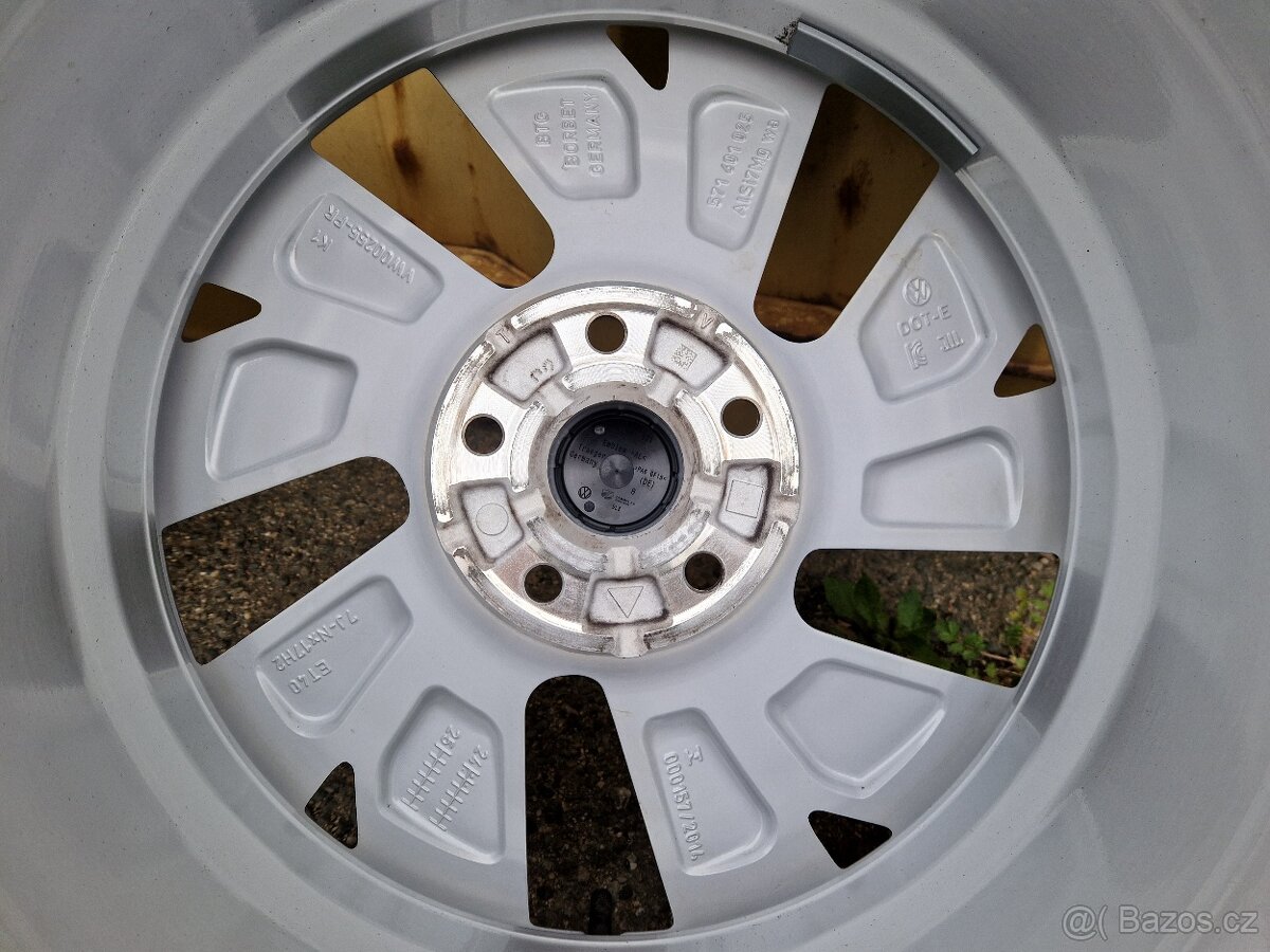 5x112 r17 kola disky tiguan volkswagen alu zimni 215 65 17 - 5