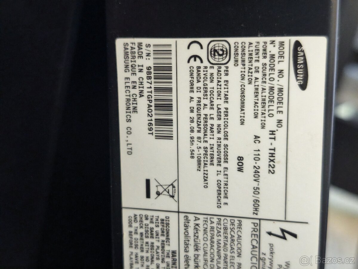 Domácí kino +tv samsung - 5