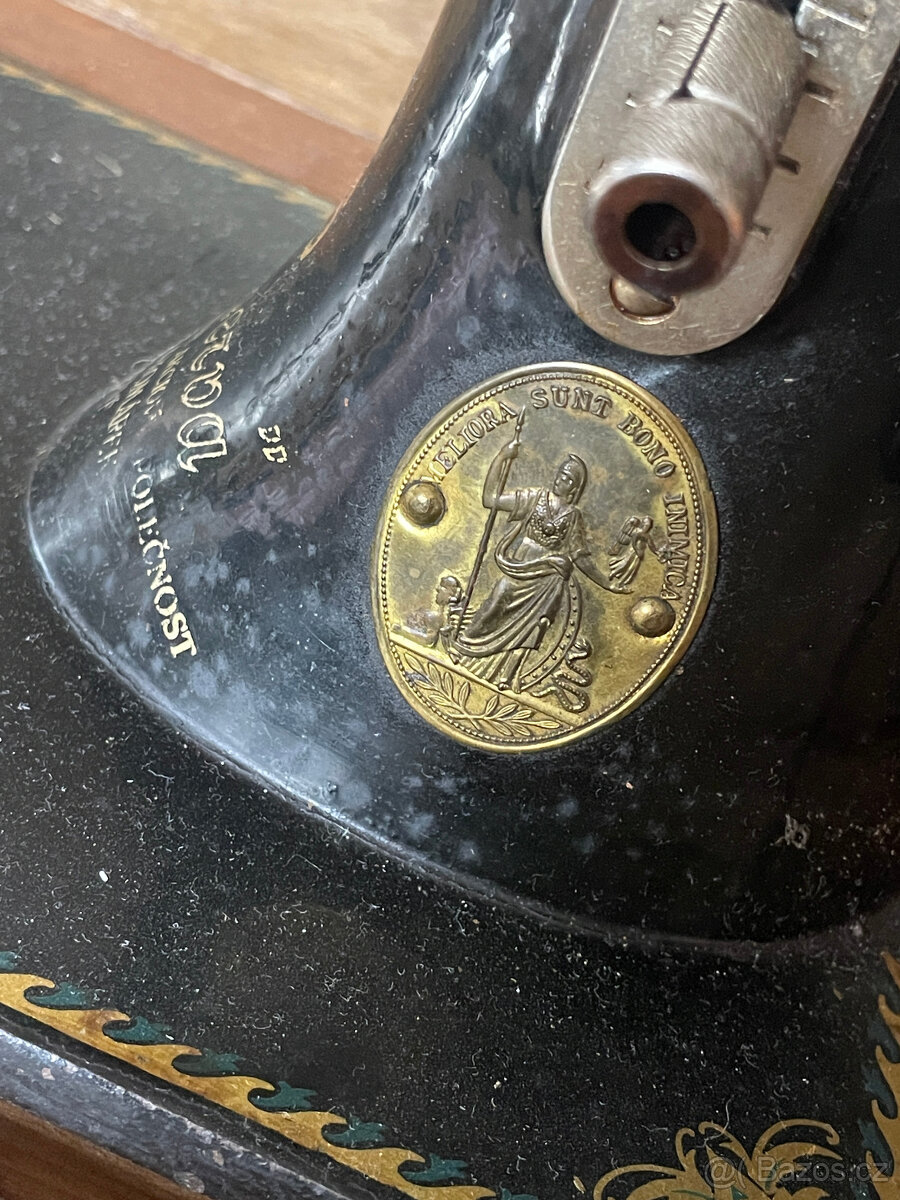 Stroj MINERVA / Rezler & Komárek v Opavě / státní ZNAK - 5