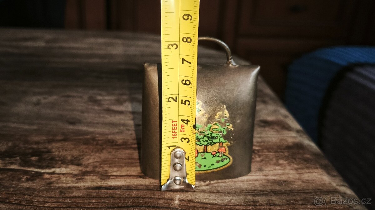 Starý mosazný zvonek. - 5