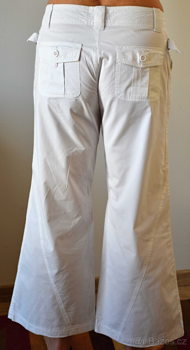 Letní kalhoty culottes Vendi a F&F vel. M(40) - 5