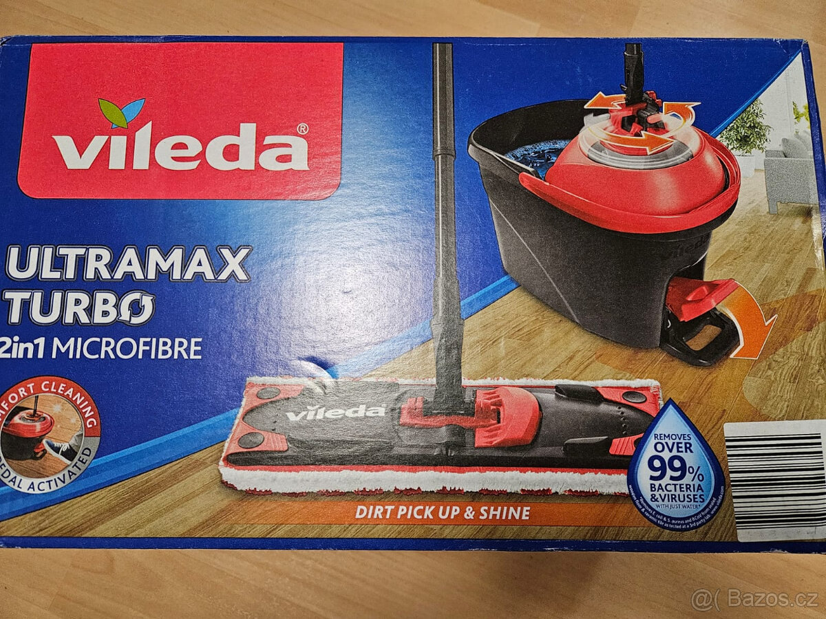 Nový MOP Vileda Ultramax TURBO Microfibre 2v1 - 5