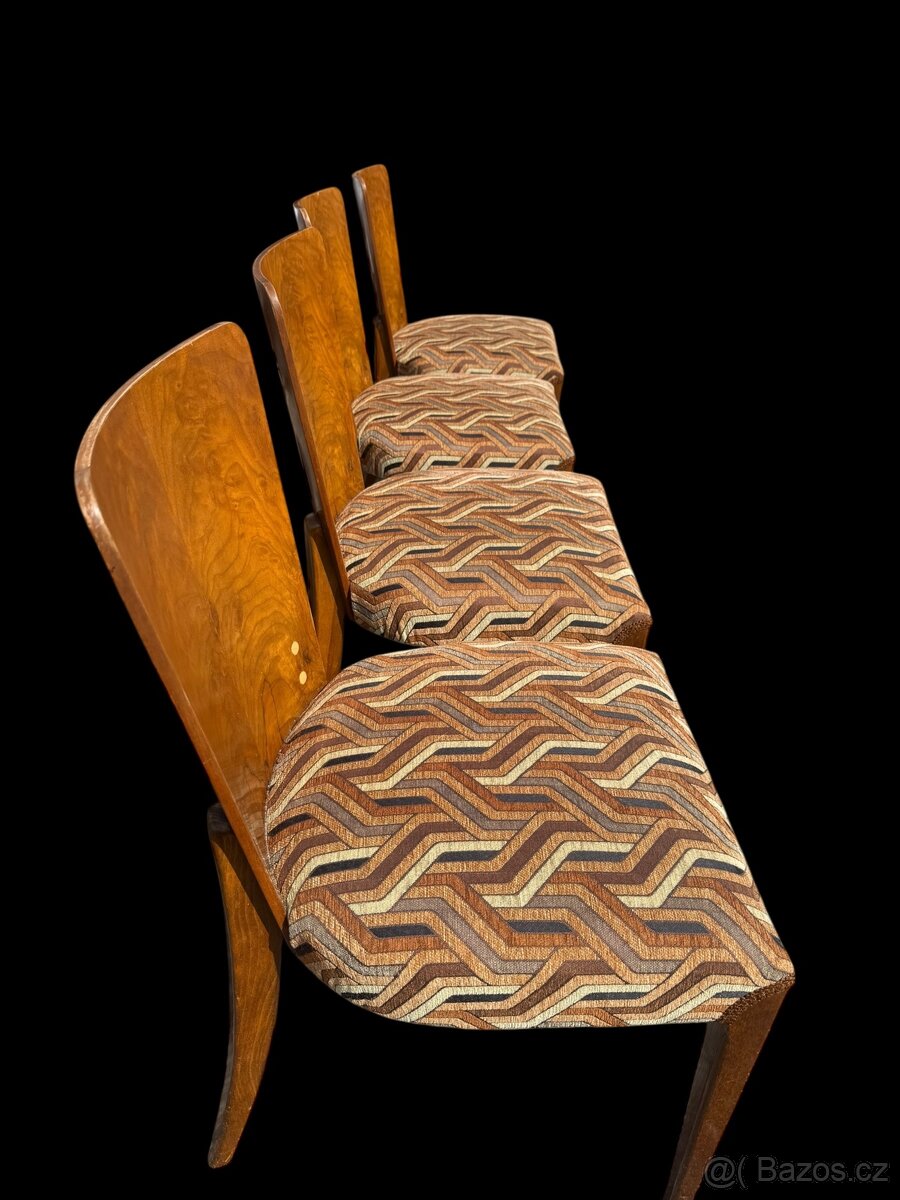 Židle Halabala nové čalounění - 5