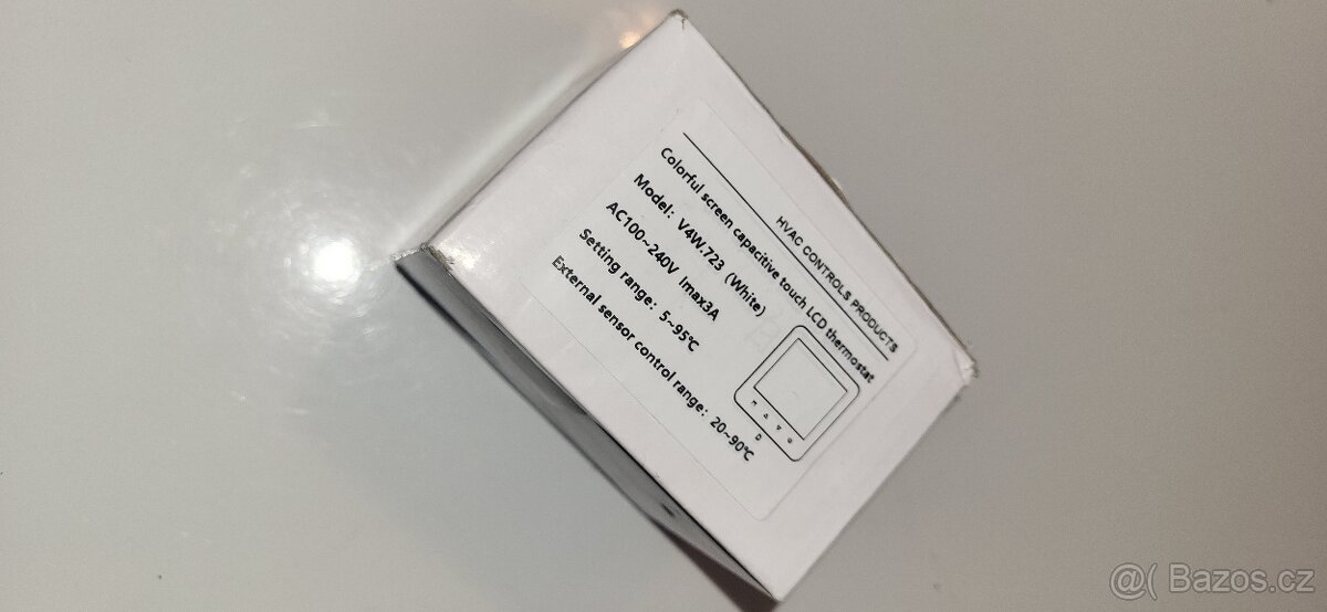 Nástěnný WiFi Smart Tuya Thermostat pro SmartHome - Černý - 5