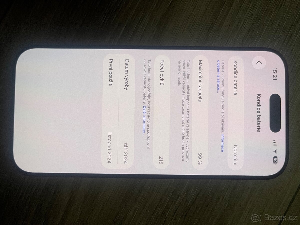 iPhone 16 pro 128 gb, černý, TOP stav - 5
